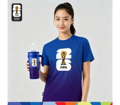 FIFA World Cup 2026™ Blue-Purple Gradient Jersey + 900ml Blue & Purple Tumbler ( MY ONLY )